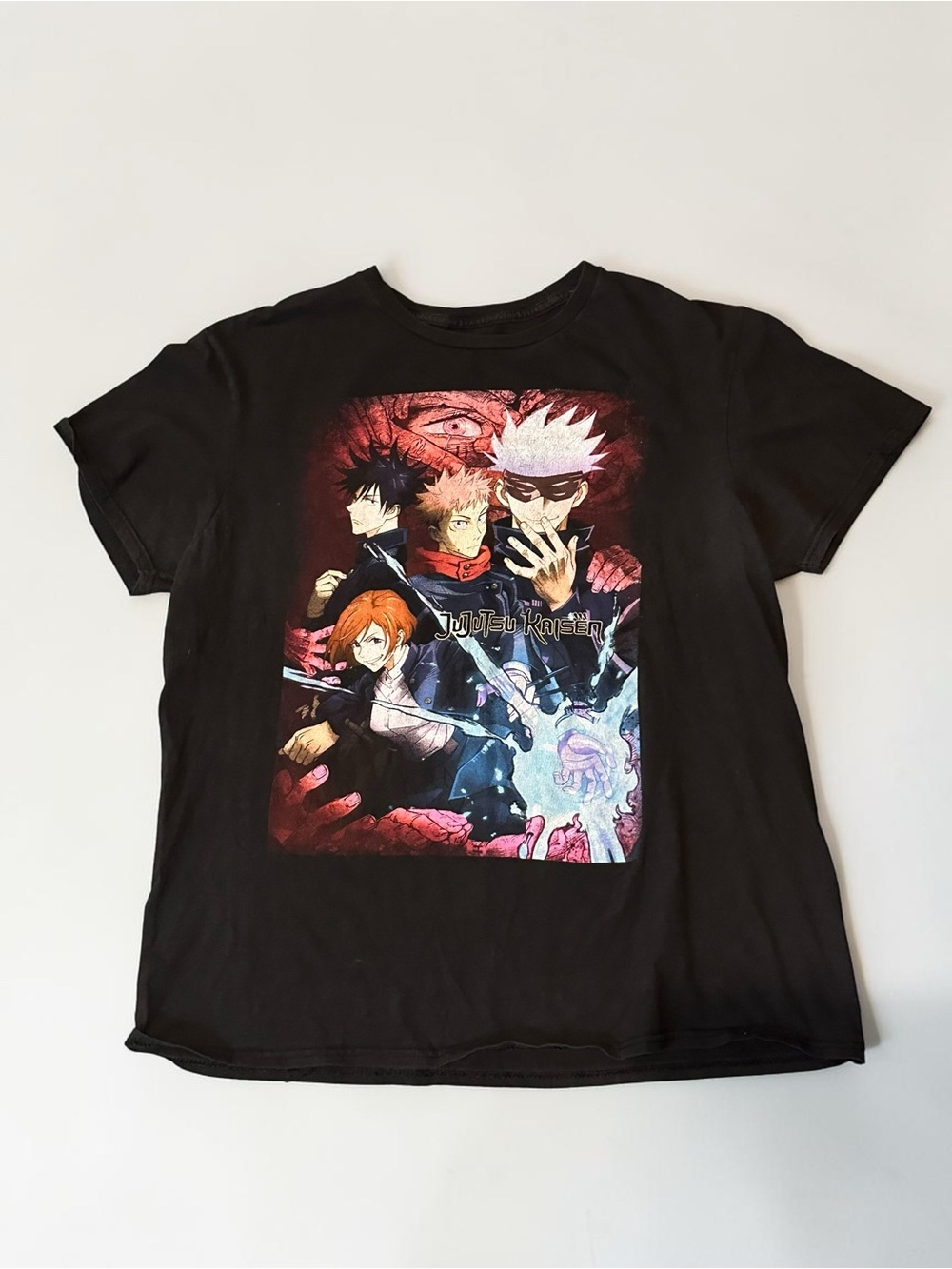 Black Jujutsu Kaisen Graphic Kids Tee